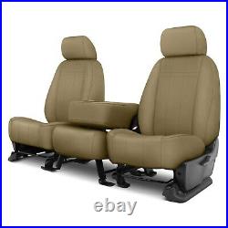 For Toyota Tundra 07-11 CalTrend Cordura 1st Row Beige Custom Seat Covers