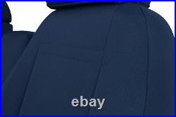 For Toyota Venza 09-11 CalTrend Cordura 2nd Row Blue Custom Seat Covers