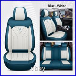 For VW Waterproof Car Seat Covers Premium Faux Leather Universal Front + Rear