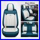 For VW Waterproof Car Seat Covers Premium Faux Leather Universal Front + Rear