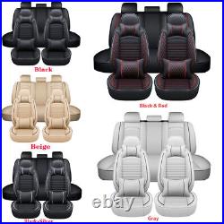 For Volkswagen Car Seat Covers Luxury PU Leather 5-Seats Set Cushion Universal