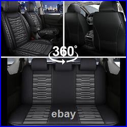 For Volkswagen Jetta 2007-2024 Pu Leather Car Seat Covers Cushion Grey Full Set