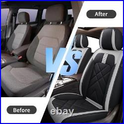 For Volkswagen TAOS 2022 2024 Car 5-Seat Cover Front & Rear Protector PU Leather