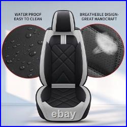 For Volkswagen TAOS 2022 2024 Car 5-Seat Cover Front & Rear Protector PU Leather