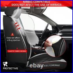 For Volkswagen TAOS 2022 2024 Car 5-Seat Cover Front & Rear Protector PU Leather