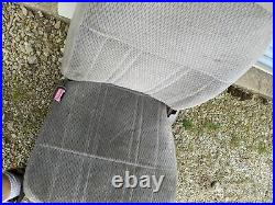 Ford F150 Front Driver Seat From A Split Bench Gray Cloth 40 Side skin cover