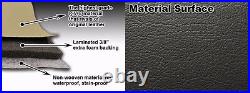 Ford Ranger 2006-09 Black/charcoal Leather-like 2 Front Seat & Console Covers