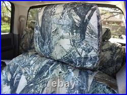 Front & Back Exact Seat Covers for 2006-2009 Dodge Ram 2500-3500 Camo Waterproof