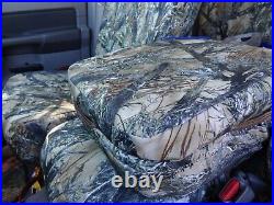 Front & Back Exact Seat Covers for 2006-2009 Dodge Ram 2500-3500 Camo Waterproof