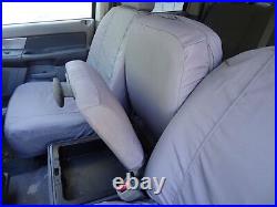 Front & Back Exact Seat Covers for 2006-2009 Dodge Ram 2500-3500 Gray Twill new