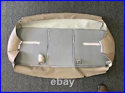 Front Full Bench Bottom Seat Cover For 2003 2004 Ford F350 XL Super Duty in Tan