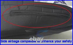 Front &Rear Black-Purple Car Seat Covers Pawprint fits 2011-2018 JK wrangler 2dr