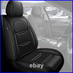 Front & Rear Car 2/5Seat Covers PU Leather For Cadillac ATS 2013-2019 Cushion