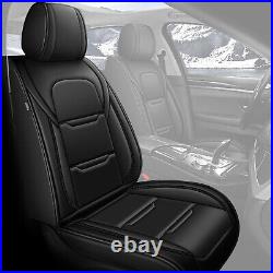 Front & Rear Car 2/5Seat Covers PU Leather For Honda Civic 2003-2015 Cushion Pad