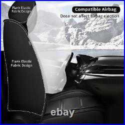 Front & Rear Car 2/5Seat Covers PU Leather For JEEP Renegade 2015-2024 Cushion