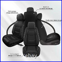 Front & Rear Car 2/5Seat Covers PU Leather For JEEP Renegade 2015-2024 Cushion