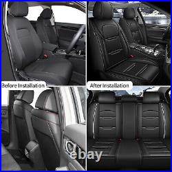 Front & Rear Car 2/5Seat Covers PU Leather For JEEP Renegade 2015-2024 Cushion