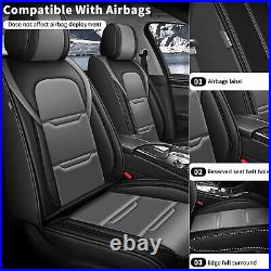 Front & Rear Car 2/5Seat Covers PU Leather For Nissan Kicks 2018-2024 Cushion