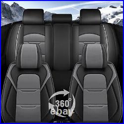 Front & Rear Car 2/5Seat Covers PU Leather For Nissan Kicks 2018-2024 Cushion