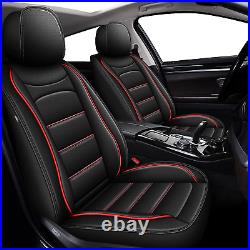 Front Rear Car 5-Seat Covers For GMC Canyon 2015-2023 PU Leather Cushion Pad