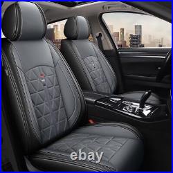 Front Rear Car 5-sit Seat Cover Faux Leather Cushion For Kia Optima 2002-2015