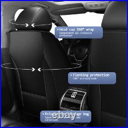 Front & Rear Car For Ford EcoSport 2018-2022 PU Leather Cushion 2/5Seat Covers