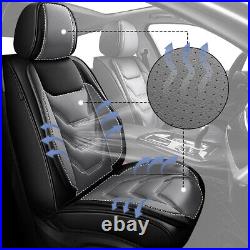 Front & Rear Car For Ford EcoSport 2018-2022 PU Leather Cushion 2/5Seat Covers