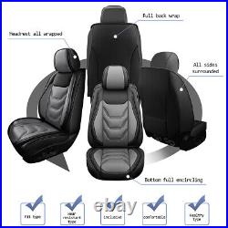 Front & Rear Car For Ford EcoSport 2018-2022 PU Leather Cushion 2/5Seat Covers