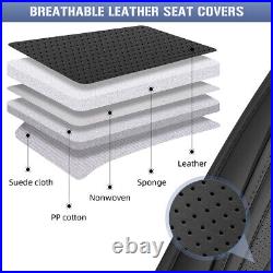 Front&Rear Car For Subaru Impreza 2012-2024 Fuax Leather Cushion 2/5Seat Covers