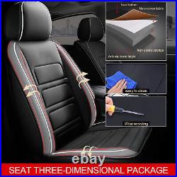 Front+Rear Car Seat Cover PU Leather Waterproof For Hyundai Veloster 2012-2022