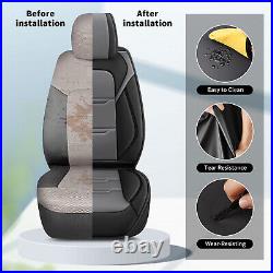 Front & Rear Car Seat Covers Faux Leather For Hyundai Venue 2020-2023 Cushion