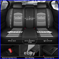Front & Rear Car Seat Covers Faux Leather For Hyundai Venue 2020-2023 Cushion
