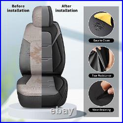Front & Rear Car Seat Covers Faux Leather For Toyota 4Runner 2003-2023 Cushion