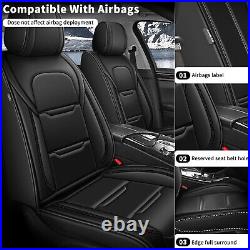 Front & Rear Car Seat Covers Faux Leather For Toyota RAV42013-2018 Cushion Pad