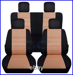 Front& Rear SUV 2tone Car seat covers Fits TOYOTA 4 RUNNER 1990-2002