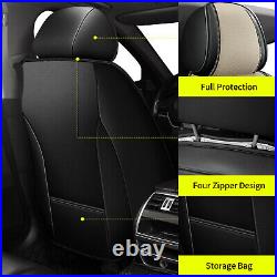 Front&Rear Seat Covers Faux Leather Cushion For Nissan Juke 2011-2017 Full Set