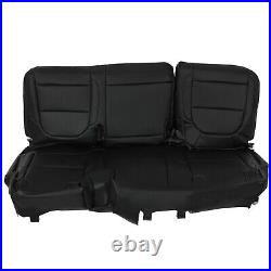 Front & Rear Set Seat Covers For 19 20 21 Chevy Silverado 1500 Crew Cab WT