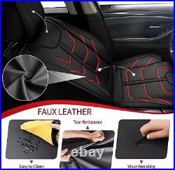 Front&Rear Waterproof Leather Cushion For Toyota Camry 2018-2024 Car Seat Covers