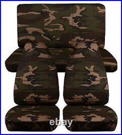 Front +Rear car seat covers fits Suzuki Samurai and sidekick lots of colors