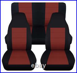 Front and Rear car/truck seat covers fits Ford Bronco 1987-1996 nice colors