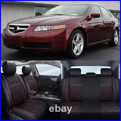 Full Car Front Rear 5-Seat Leather Cushion Cover For Acura TL TLX Base Sedan 4DR