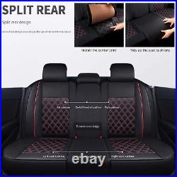 Full Car Front Rear 5-Seat Leather Cushion Cover For Acura TL TLX Base Sedan 4DR