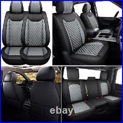 Full Set Car Seat Cover Leather For 2009-2021 Dodge Ram 1500 2010-2021 2500 3500