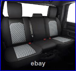 Full Set Car Seat Cover Leather For 2009-2021 Dodge Ram 1500 2010-2021 2500 3500