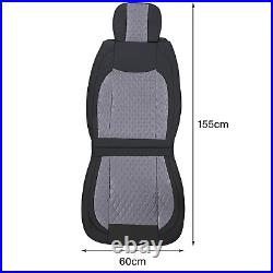 Full Set Car Seat Cover Leather For 2009-2021 Dodge Ram 1500 2010-2021 2500 3500