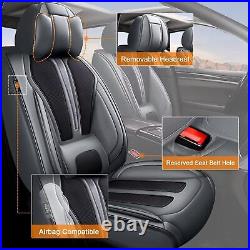 Full Set Car Seat Covers Faux Leather Protector Pad For Subaru WRX 2015-2024