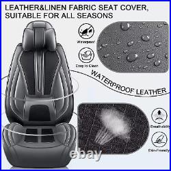 Full Set Car Seat Covers Faux Leather Protector Pad For Subaru WRX 2015-2024