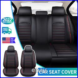 Full Set Car Seat Covers Leather For 2007-2021 Chevy Silverado GMC Sierra 1500