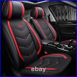 Full Set Car Seat Covers PU Leather Cushion Fit for GMC