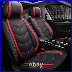 Full Set Faux Leather Car Seat Covers Universal Seat Cushion Fit for Porsche